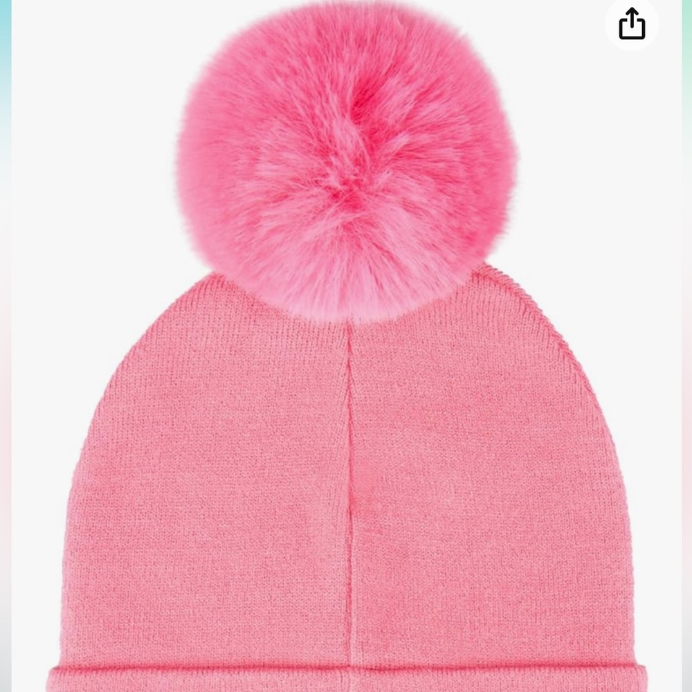 Levi's Women's Cozy Knit Beanie with Pom